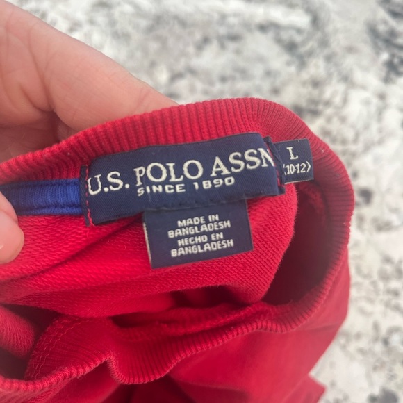U.S. Polo Assn. Red Boy’s Sweater-size L - Picture 3 of 3